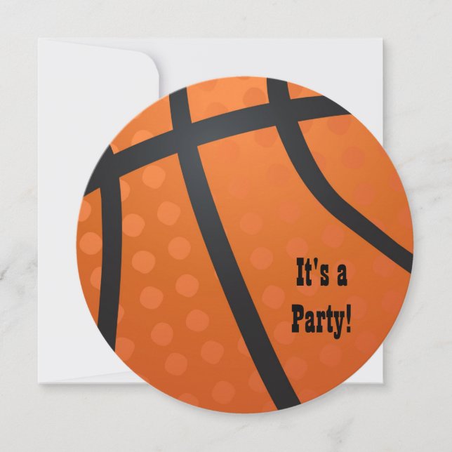Invitación Baloncesto (Anverso)