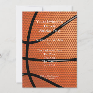 Invitación Baloncesto