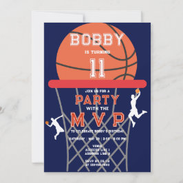 Invitación Baloncesto Deporte Jumpman Armada MVP Cumpleaños
