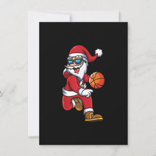 Invitación Baloncesto Santa Navidades Dunk Guay Sport X-Mas P