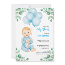 Balones azules de eucalipto moderno chico lindo