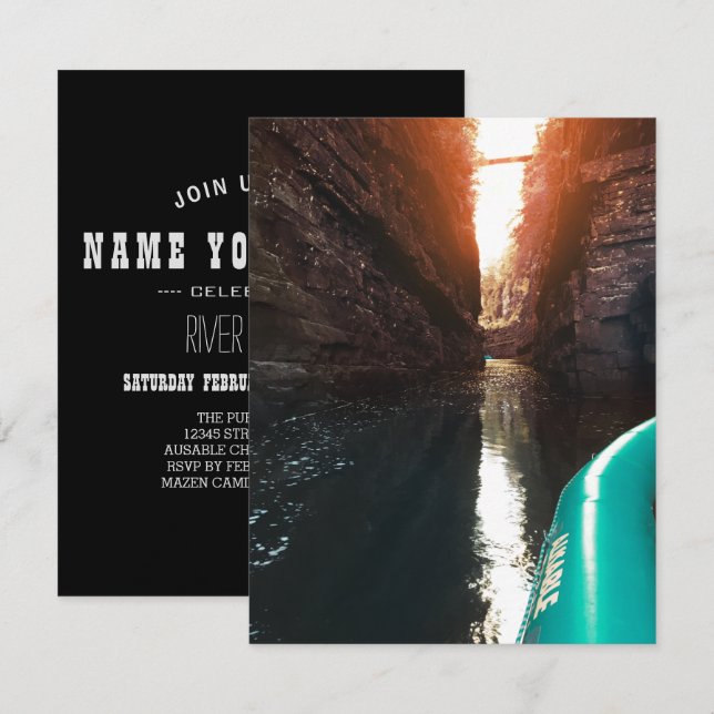 Invitación balseo abusado (Anverso / Reverso)