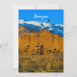 Invitación Bamyan, Afganistán - Valle del acantilado de Buda