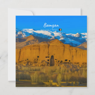 Invitación Bamyan, Afganistán - Valle del acantilado de Buda