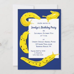 Invitación Banana arrasa con fiesta de cumpleaños de Personal