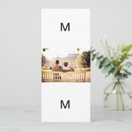 Invitación Banco de matrimonio de pareja Novia Novio