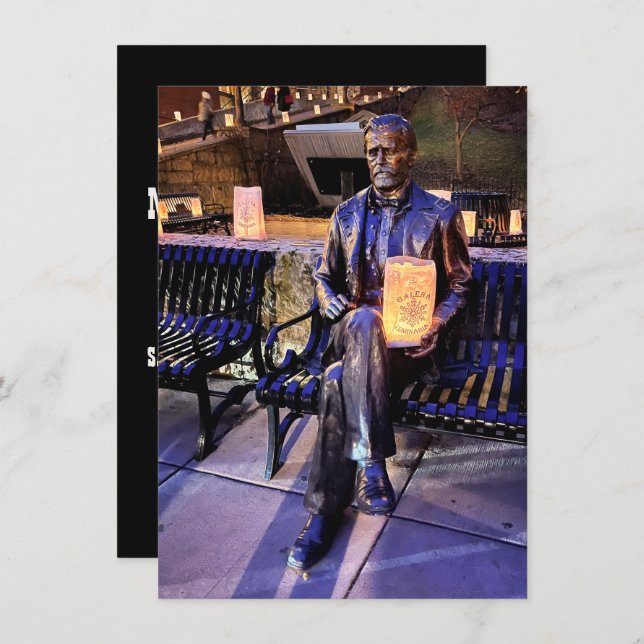 Invitación banco de subvenciones galena luminaria (Anverso / Reverso)