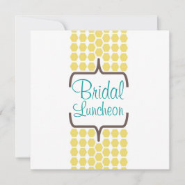 Invitación Banda de abrigo en novia amarilla