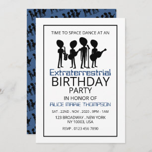 Invitación Banda Extraterrestre, Cumpleaños