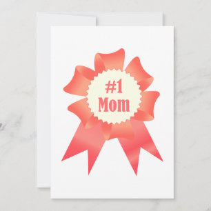 Invitación Banda ganadora del premio Gratitude Número Uno Mom