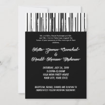 Banda moderna blanca y negra elegante Minimalista