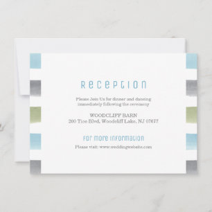 Invitación Bandas acuáticas rusas en la recepción de bodas en