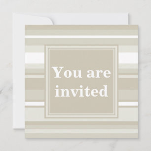 Invitación Bandas de arenisca monogramo