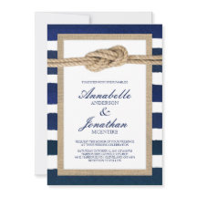 Bandas de la Marina Nautical Knot Burlap y Waterco