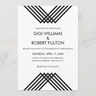 Invitación Bandas de lujo