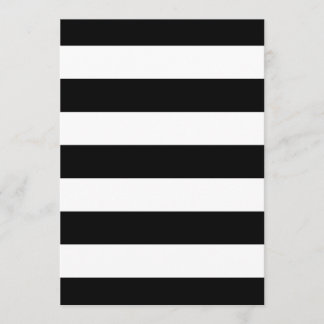 Invitación Bandas En Blanco Y Negro Estilizadas