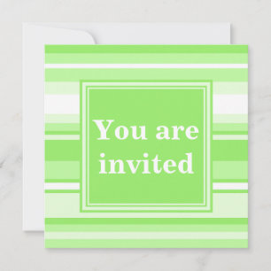 Invitación Bandas verdes monográficas