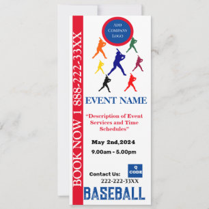 INVITACIÓN BANDEJA RETRACTABLE DE BÉISBOL