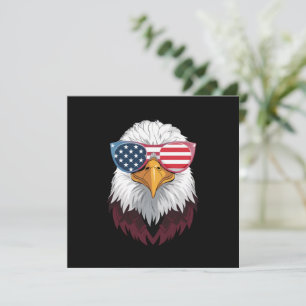 Invitación Bandera Americana Águila Patriótica 4 De Julio