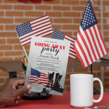 Bandera Americana y Botas Fiesta de Despedida| Mil