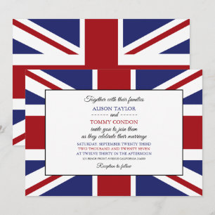 Invitación Bandera británica, bandera de Irlanda del Norte Bo