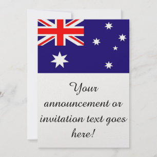 Invitación Bandera de Australia