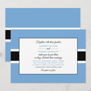 Invitación Bandera de Botswana, bandera de Botswana Boda