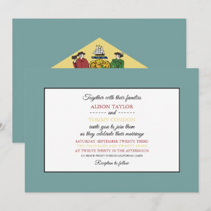 Invitación Bandera de Delawarean, Bandera del Boda de Delawar