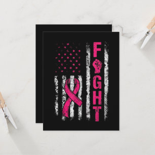 Invitación Bandera de EE. UU. de Conciencia sobre el Cáncer d