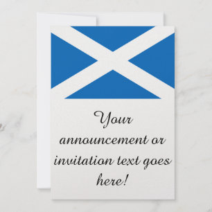 Invitación Bandera de Escocia