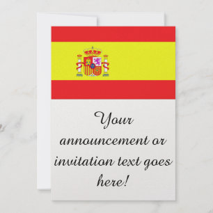 Invitación Bandera de España
