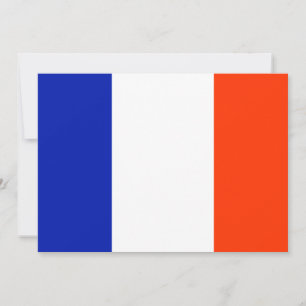 Invitación bandera de francia