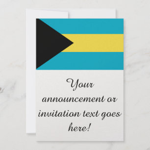 Invitación Bandera de las Bahamas