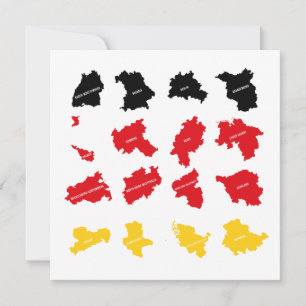 Invitación Bandera de los Estados alemanes