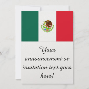 Invitación Bandera de México