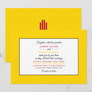 Invitación Bandera de Nuevo México, Boda de Bandera de Nuevo 