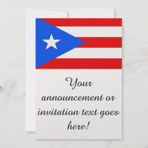 Invitación Bandera de Puerto Rico