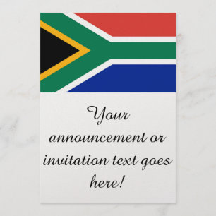 Invitación Bandera de Sudáfrica
