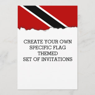Invitación Bandera de Trinidad and Tobago