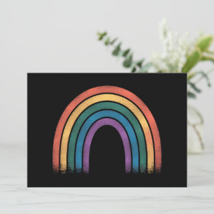 Invitación Bandera del Arcoíris LGBTQ Orgullo Gay Conciencia