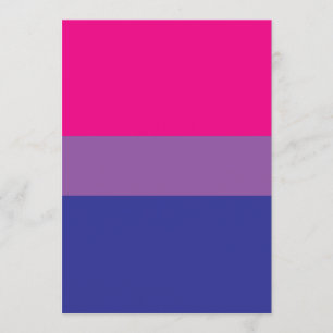 Invitación Bandera del Orgullo Bisexual