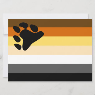 Invitación Bandera del Orgullo del Oso