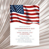 Bandera estadounidense 4 de julio Fiesta