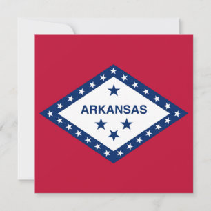 Invitación Bandera estatal de Arkansas