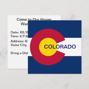 Invitación Bandera Estatal de Colorado