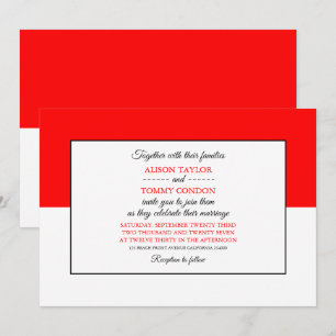 Invitación Bandera indonesia, bandera de Indonesia Boda