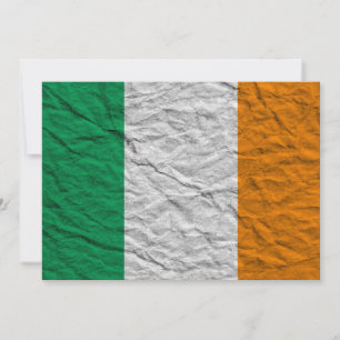 Invitación bandera irlandesa