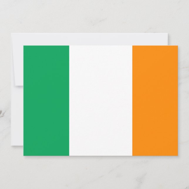 Invitación bandera irlandesa (Anverso)