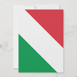 Invitación Bandera italiana