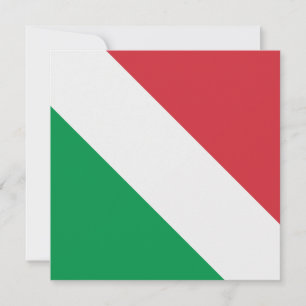Invitación Bandera italiana